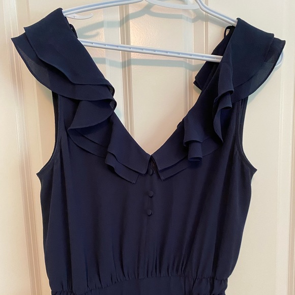 Reitmans navy blue sleeveless jumpsuit - Picture 4 of 5